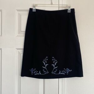 Ann Taylor Loft vintage black pencil skirt.
